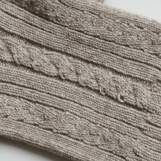 手袋 天衣無縫 ヤクとオーガニックコットン 縄編み手袋  オーガニック 毛 ヤク 正規品 ホールガーメント 無農薬 ノンケミカル てんいむほう