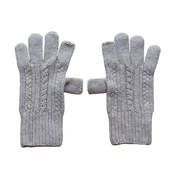 手袋 天衣無縫 ヤクとオーガニックコットン 縄編み手袋  オーガニック 毛 ヤク 正規品 ホールガーメント 無農薬 ノンケミカル てんいむほう