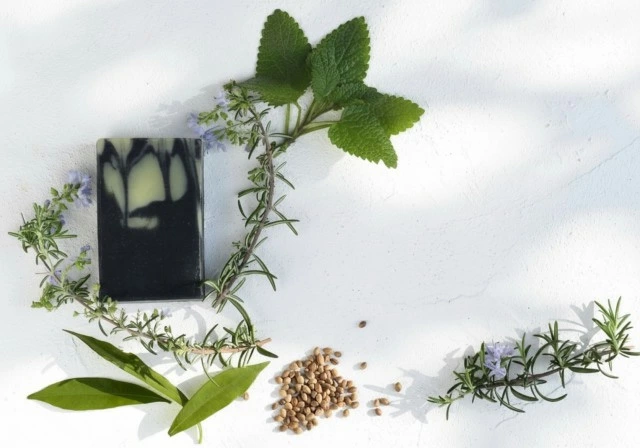 石鹸 無添加 MOONSOAP ムーンソープ ヘンプチャコールソープ 100g オーガニック 正規品 石けん(顔・あたま・髪・からだ用) ) 洗顔料 洗顔石けん 天然 ナチュラル ノンケミカル 自然