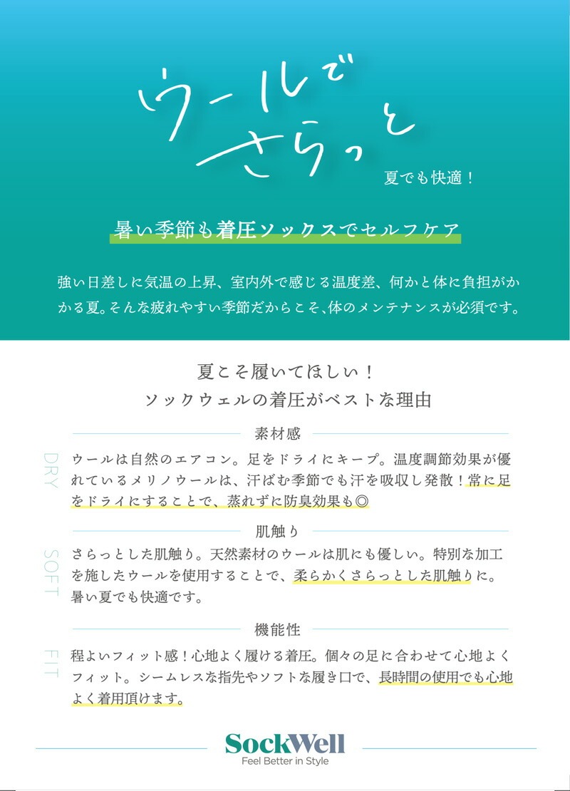 ソックウェル ウィンターランド  レディース 着圧ソックス 靴下 Sockwell 正規品 レギュラー ソックス Winterland メリノウール