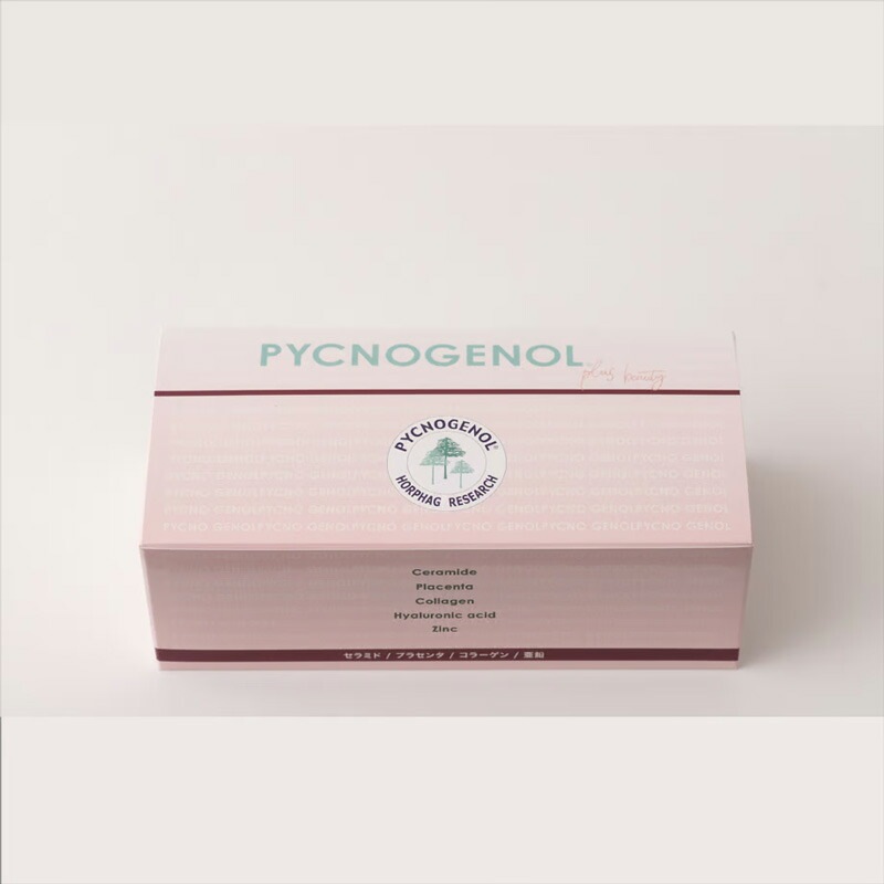 サプリメント 保存料 無添加 ピクノジェノールプラスbeauty 19.20g(320mg×60粒)  約1ヶ月分 分包タイプ オーガニック 正規品   フランス海岸松樹皮エキス ビタミンC コラーゲン ミネラル アミノ酸