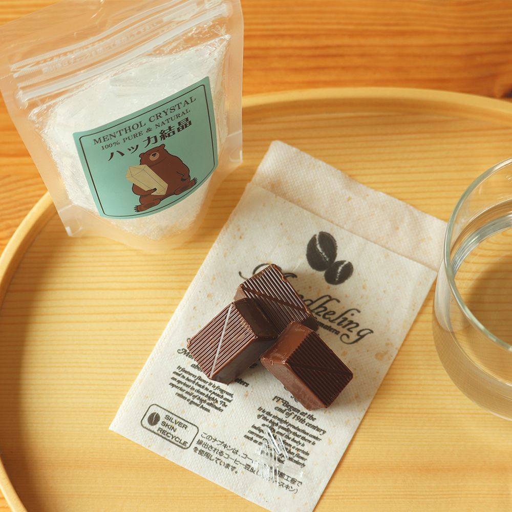 ハッカクリスタル ペパーミント商会 ハッカ結晶（クリスタル） 50g 食品添加物 正規品 保存料 無添加 食品 アロマ ミントオイル 和種薄荷 リフレッシュ 清涼感 消臭剤 お菓子作り