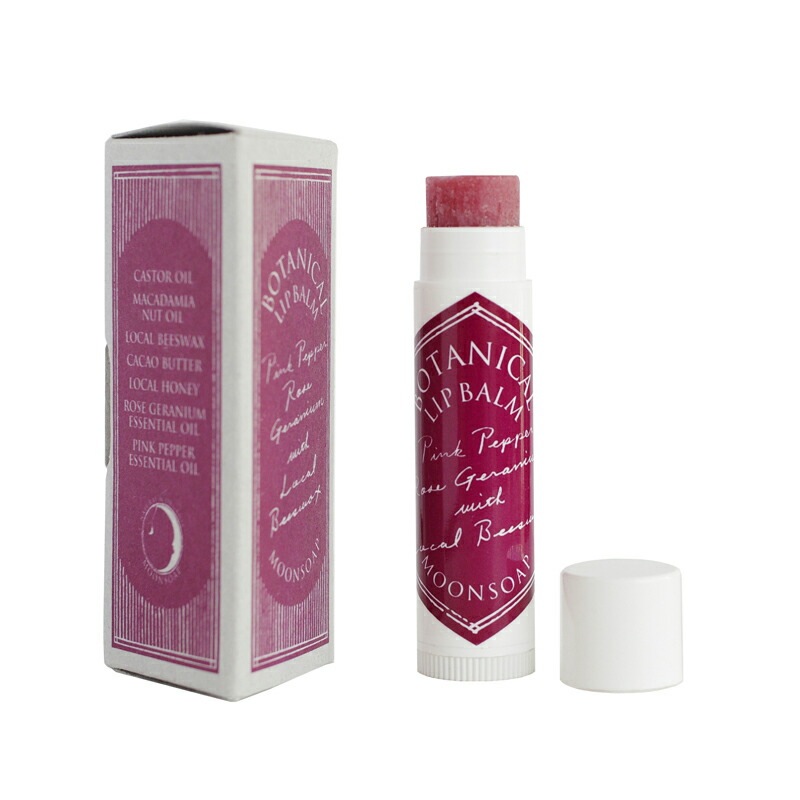 リップクリーム 無添加 MOONSOAP ムーンソープ OTANICAL LIPBALM （ボタニカルリップバーム） 6ml オーガニック 正規品 リップケア 天然 ナチュラル ノンケミカル 自然