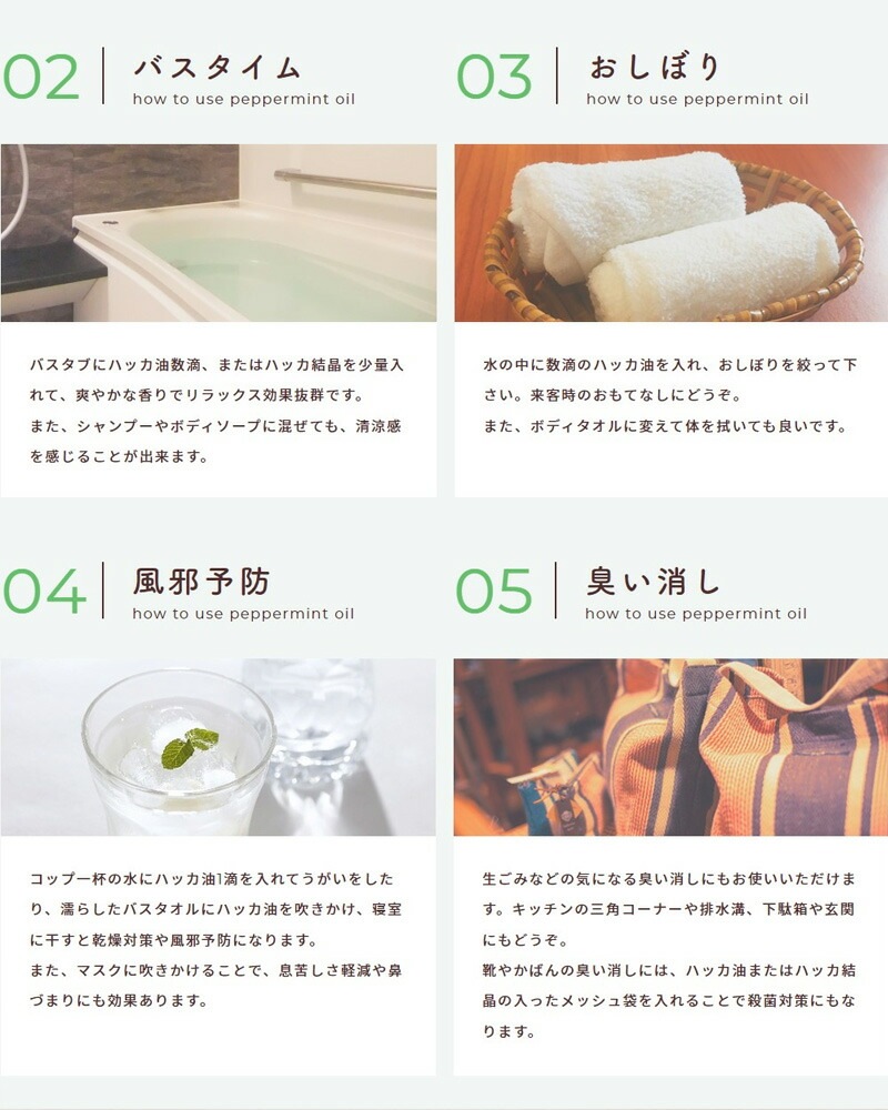 ハッカクリスタル ペパーミント商会 ハッカ結晶（クリスタル） 100g 食品添加物 正規品 保存料 無添加 食品 アロマ ミントオイル 和種薄荷 リフレッシュ 清涼感 消臭剤 お菓子作り