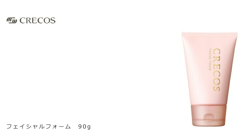 洗顔 無添加 CRECOS クレコス フェイシャルフォーム 90g オーガニック 正規品 洗顔フォーム スキンケア 火山灰 天然 ナチュラル ノンケミカル 自然