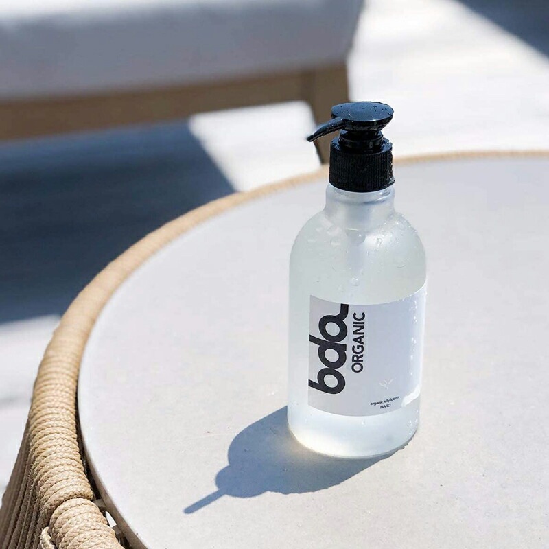 潤滑剤 ボディローション 無添加 bda ORGANIC オーガニック ジェリーローション ハード アロエ＆グリーンティ＜無香料＞ 300ml 潤滑 正規品 ボディローション 天然 ナチュラル 性交痛 専用 vio 潤滑ゼリー 潤滑ローション