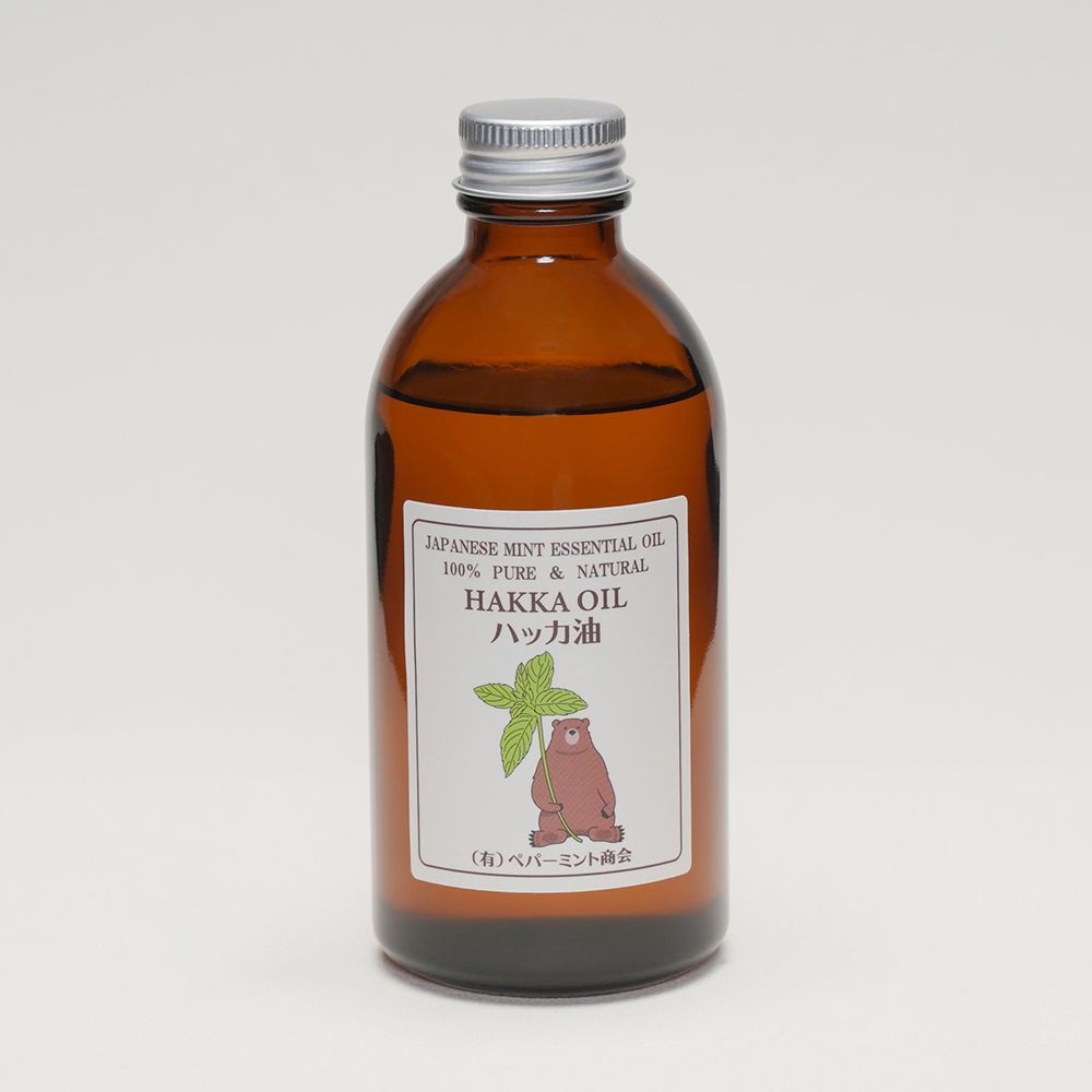 ハッカオイル ペパーミント商会 天然ハッカ油（詰替用） 200ml 食品添加物 正規品 無添加 食品  アロマ マスクスプレー ミントオイル 和種薄荷 リフレッシュ 清涼感