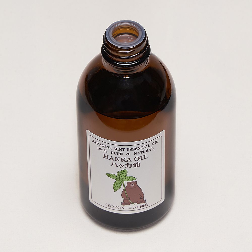 ハッカオイル ペパーミント商会 天然ハッカ油（詰替用） 200ml 食品添加物 正規品 無添加 食品  アロマ マスクスプレー ミントオイル 和種薄荷 リフレッシュ 清涼感