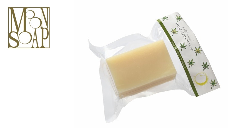 石鹸 無添加 MOONSOAP ムーンソープ ヘンプソープ 100g 石鹸 オーガニック 正規品 石けん(顔・あたま・髪・からだ用) ) 石けん 洗顔料 洗顔石けん 天然 ナチュラル ノンケミカル 自然 麻 麻オイル