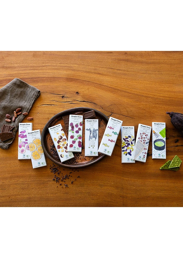 チョコレート オーガニック ピープルツリー フェアトレード 板チョコ 50g 正規品 保存料 無添加   ノンケミカル 自然 People Tree