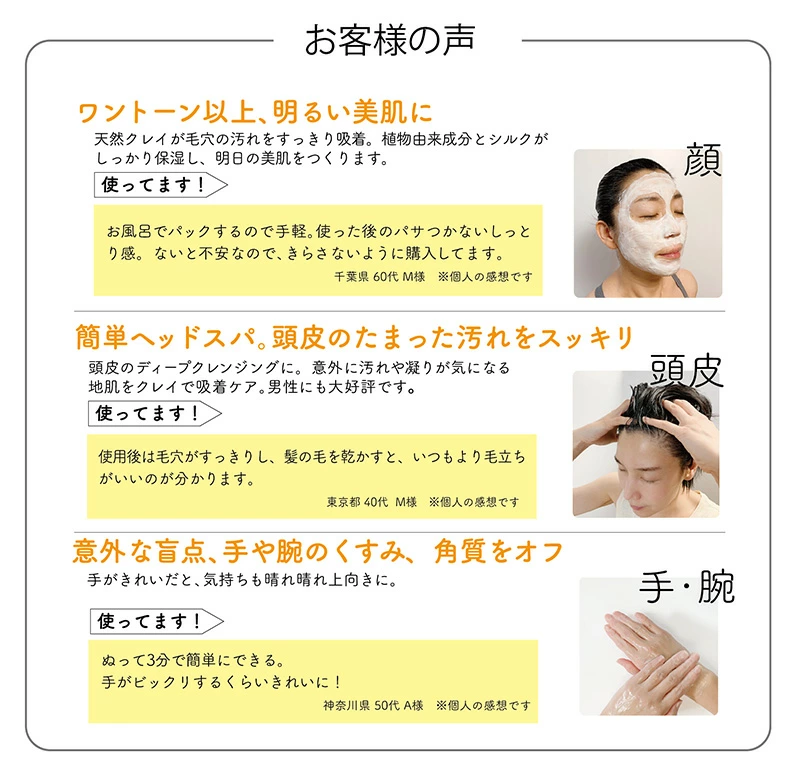 パック Body Clay ねんどのパック 特大 1200g ボディクレイ 正規品 国内産 超微粒子 フェイスパック 洗顔 クレンジング ヘアケア 低刺激 植物エキス配合 クレイ モンモリロナイト カオリン