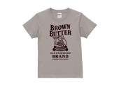 BROWN BUTTER T-SHIRT ライトグレー（KIDS：100サイズ）