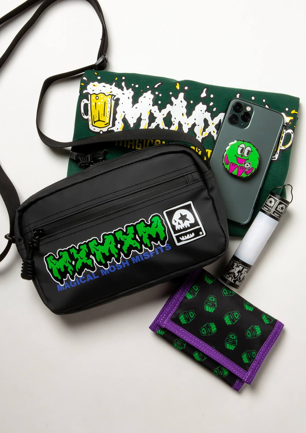 マモミ 財布 ストラップ付 MxMxM WALLET マジカルモッシュ 2025年最新】マジカルモッシュミスフィッツ 財布の人気アイテム