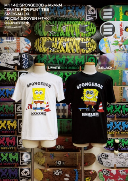 SPONGEBOB x MxMxM “SKATE FOR FUN” TEE
