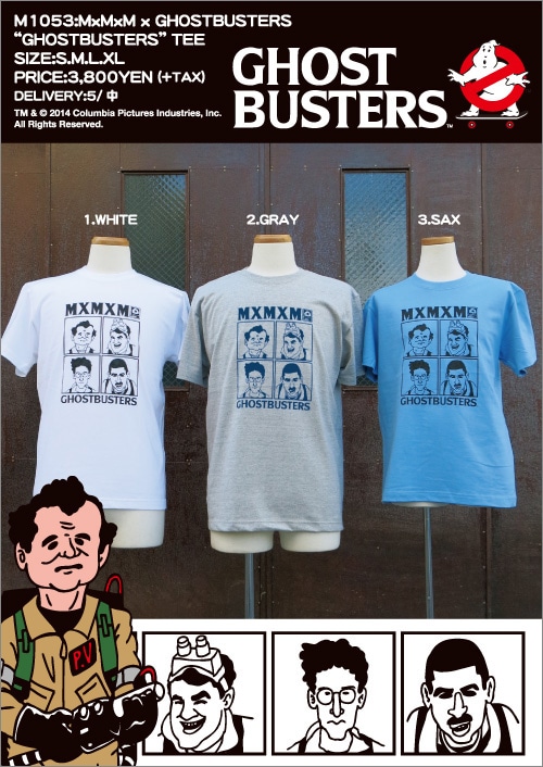GHOSTBUSTERS x MxMxM“GHOSTBUSTERS”TEE