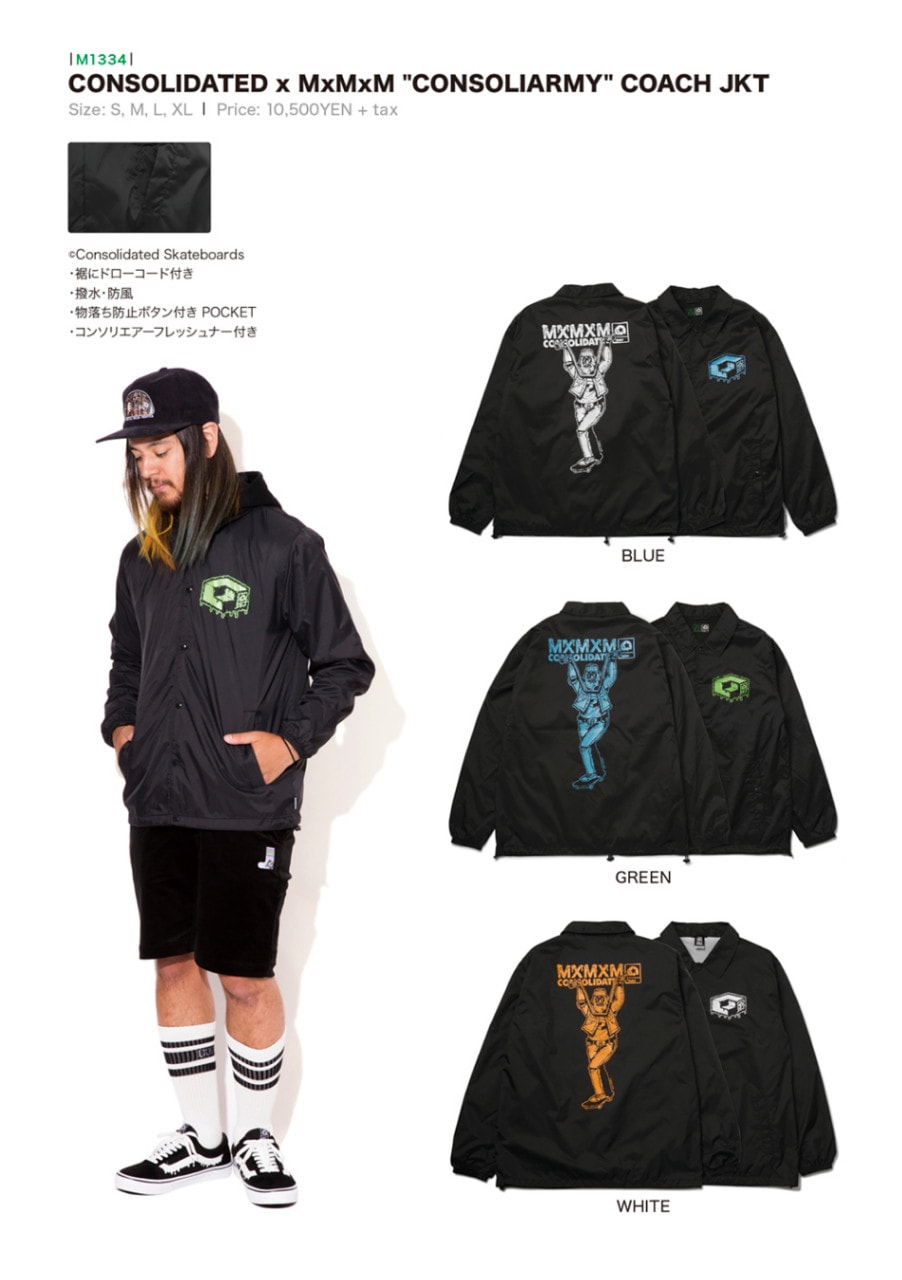 CONSOLIDATED x MxMxM “CONSOLIARMY” COACH JKT