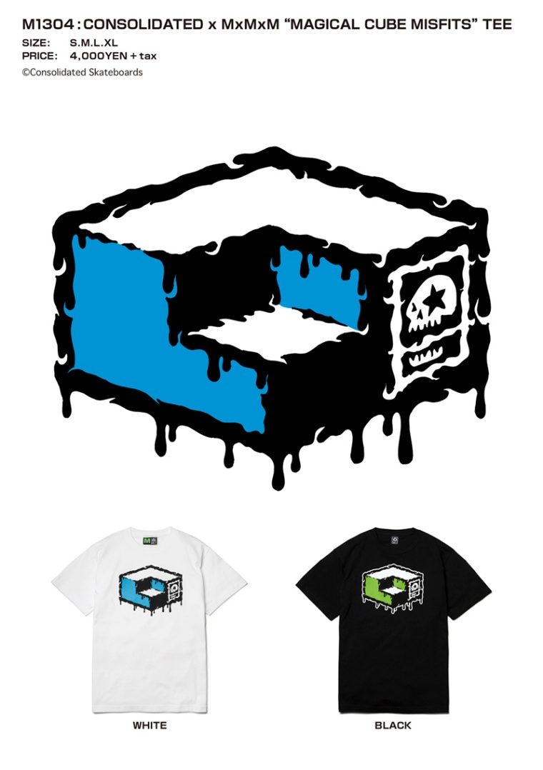 CONSOLIDATED x MxMxM “MAGICAL CUBE MISFITS” TEE