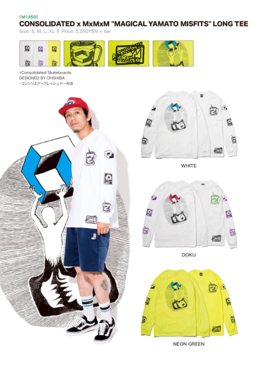 CONSOLIDATED x MxMxM “MAGICAL YAMATO MISFITS” LONG TEE