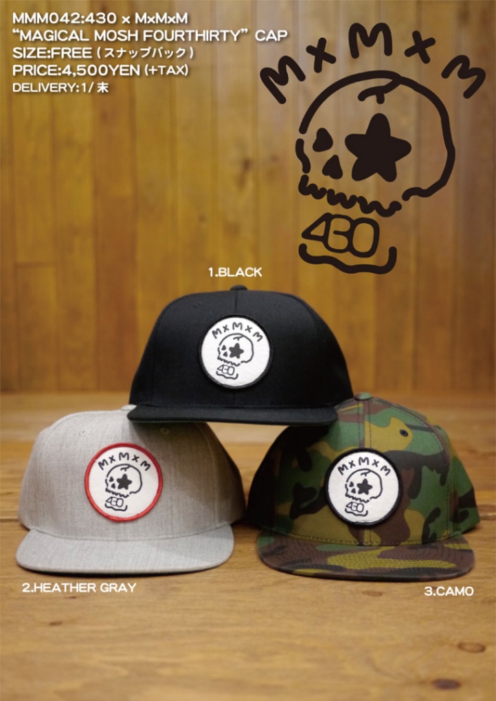 430 x MxMxM “MAGICAL MOSH FOURTHIRTY” CAP