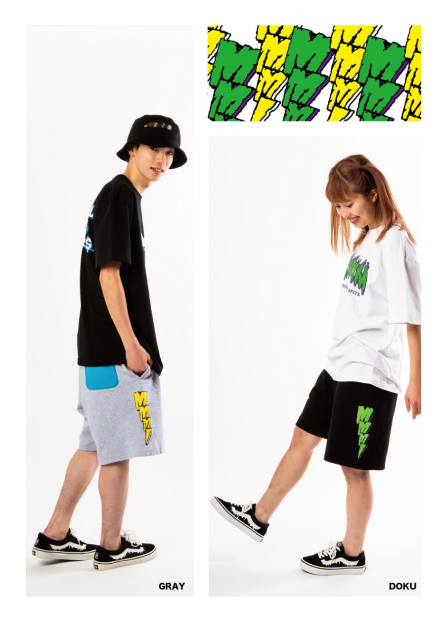 MxMxM イナズマ SWEAT SHORTS