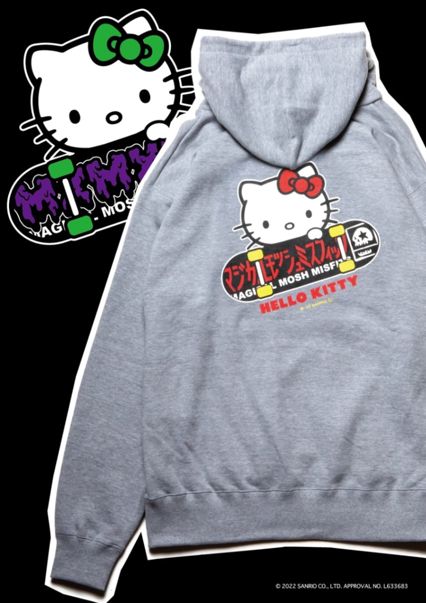HELLO KITTY x MxMxM “スケボー” HOODIE