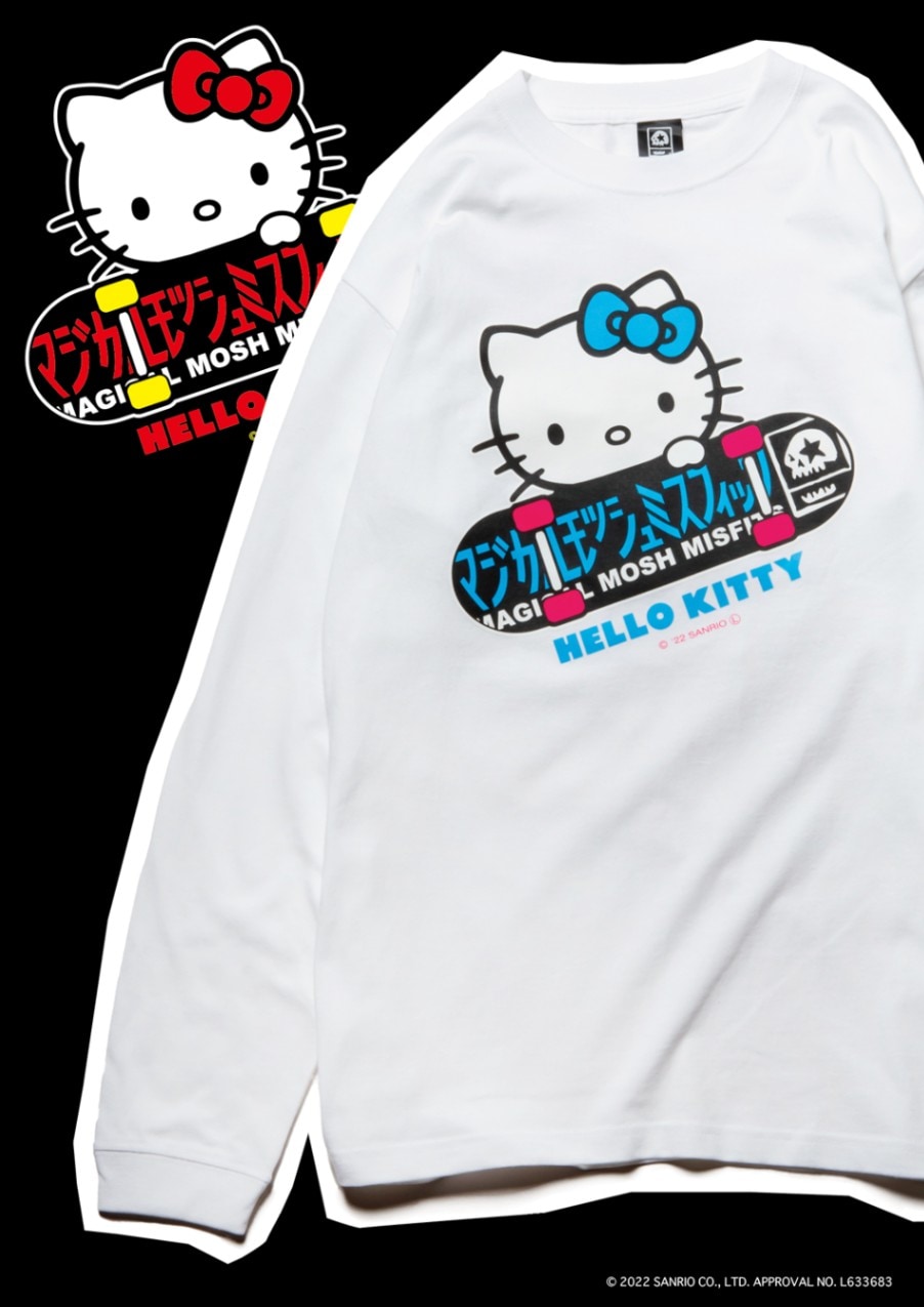 HELLO KITTY x MxMxM “スケボー” LONG TEE