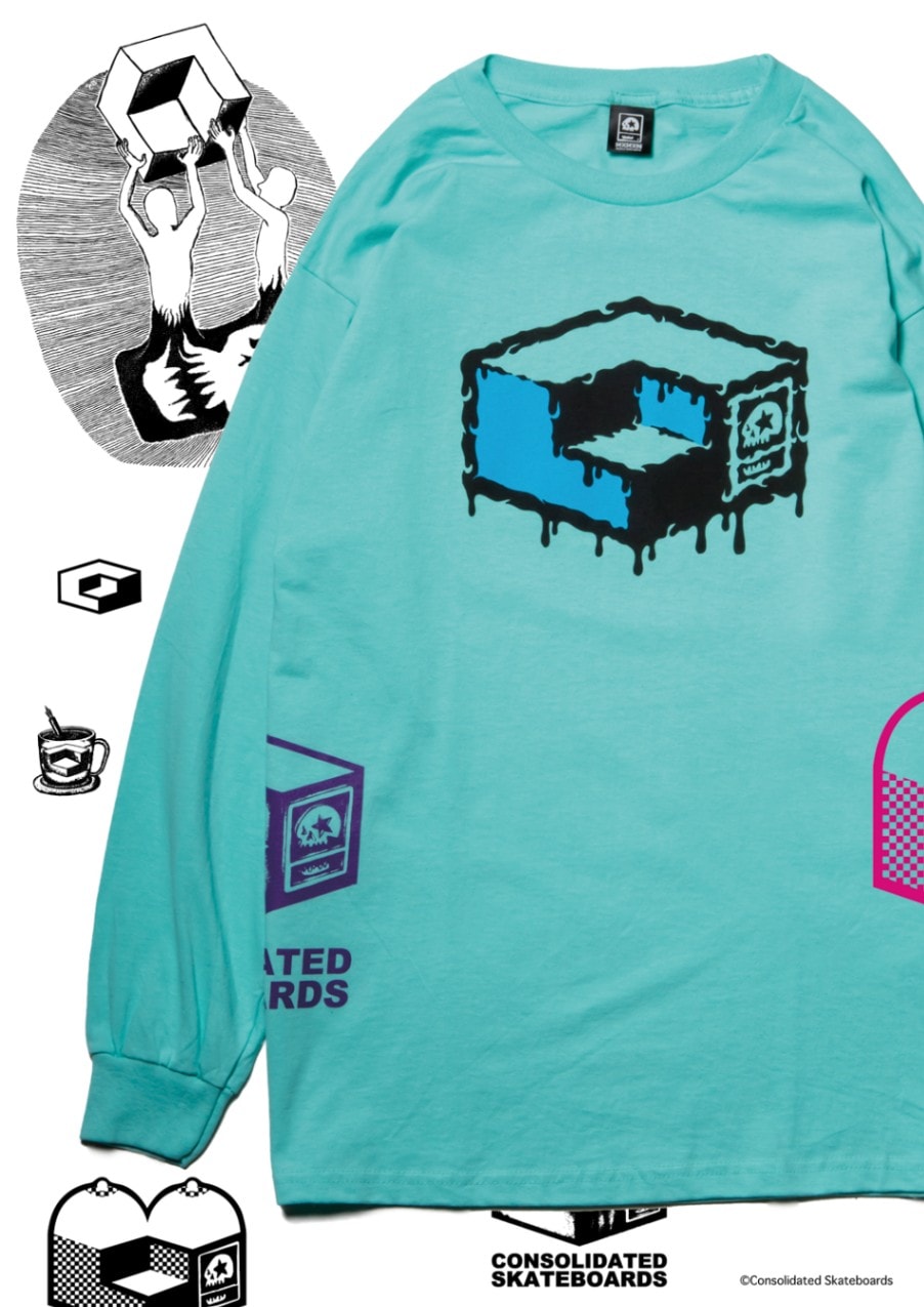 CONSOLIDATED x MxMxM “THANKS CUBE MISFITS” LONG TEE