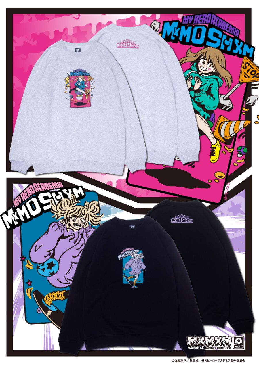 [予約・11月納期] 僕のヒーローアカデミア x MxMxM “OCHACO / TOGA” SWEAT