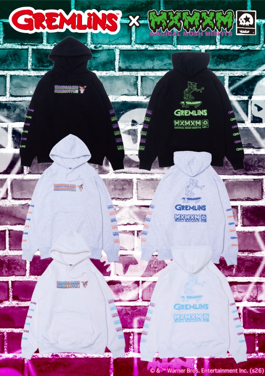 [予約・11月納期] GREMLINS x MxMxM “MAGICAL MOSH GREMLINS” HOODIE
