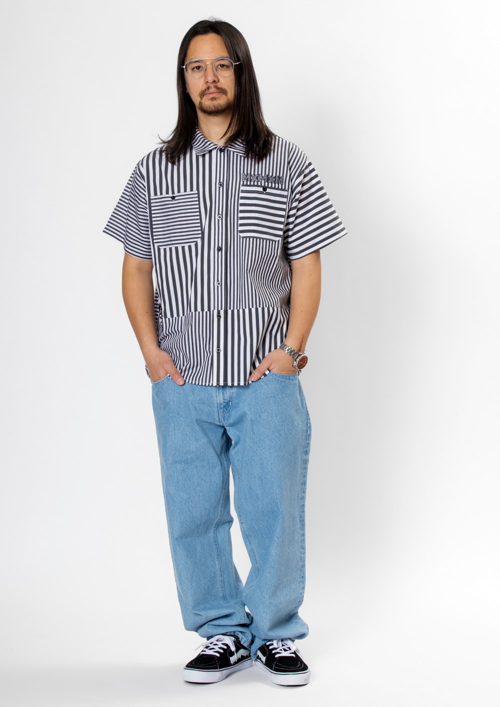 ちぐはぐ　オーダー品 ちぐはぐボーダーシャツ | ALL ITEMS | MxMxM WEBSHOP