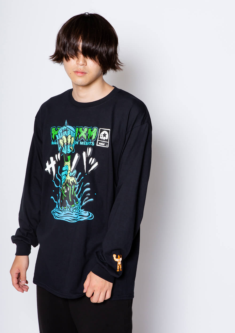 キン肉マン x MxMxM “ロビンマスク vs アトランティス” LONG TEE