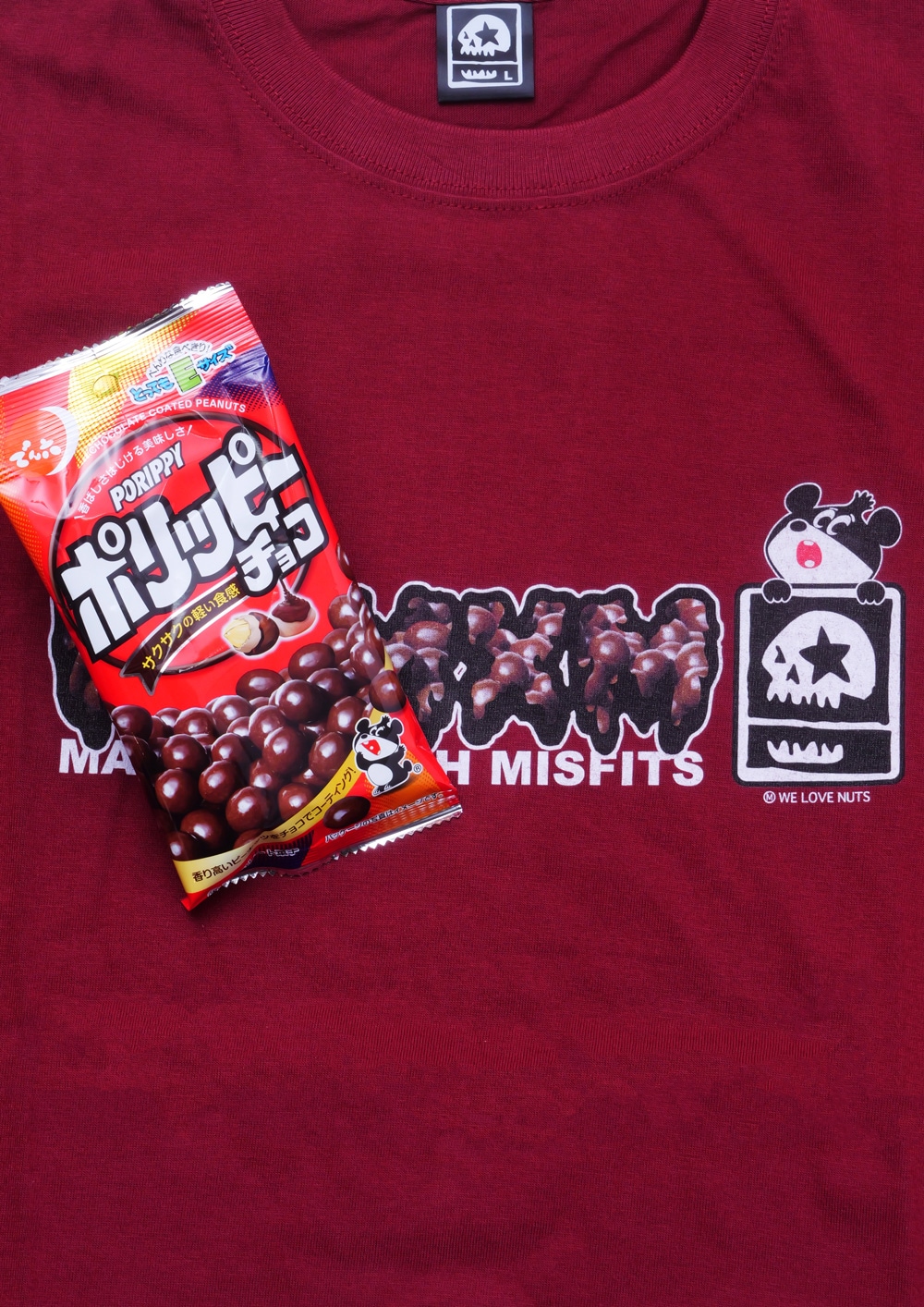 みんとちょこまん様 リクエスト 6点 まとめ商品 でん六 x MxMxM “WE LOVE NUTS” TEE (エアーフレッシュナー付き) | ALL