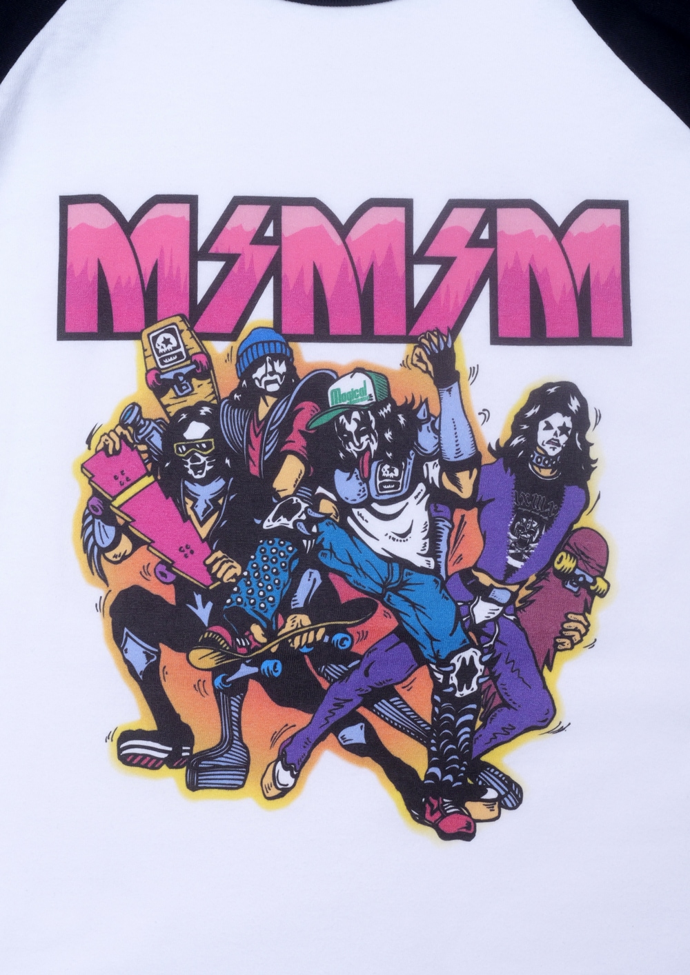 SKATE ROCK AND ROLL RAGLAN | ALL ITEMS | MxMxM WEBSHOP