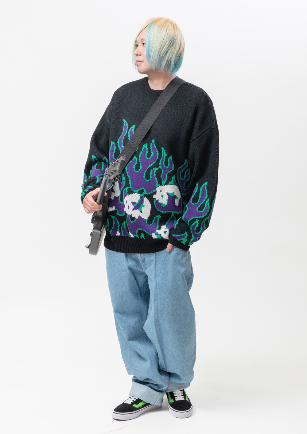 予約・12月納期] MxMxM FIRE SWEATER | ALL ITEMS | MxMxM WEBSHOP