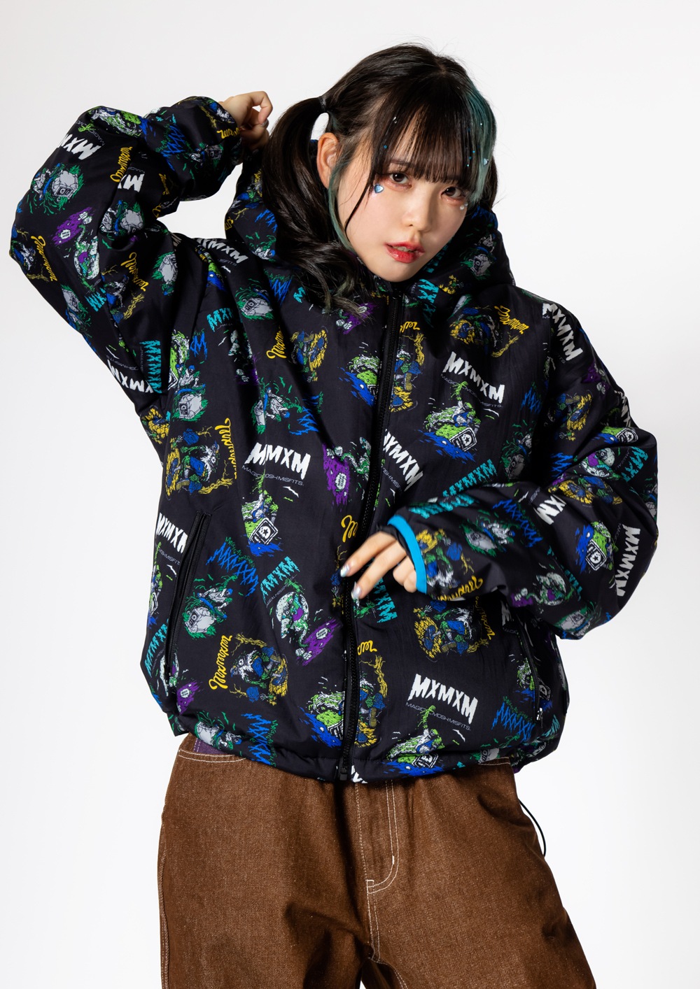 MxMxMゾンビ　マモミ　ジャケット　XL 予約・11月納期] MxMxM ZOMBIES & BLACK JKT (REV.) | ALL ITEMS