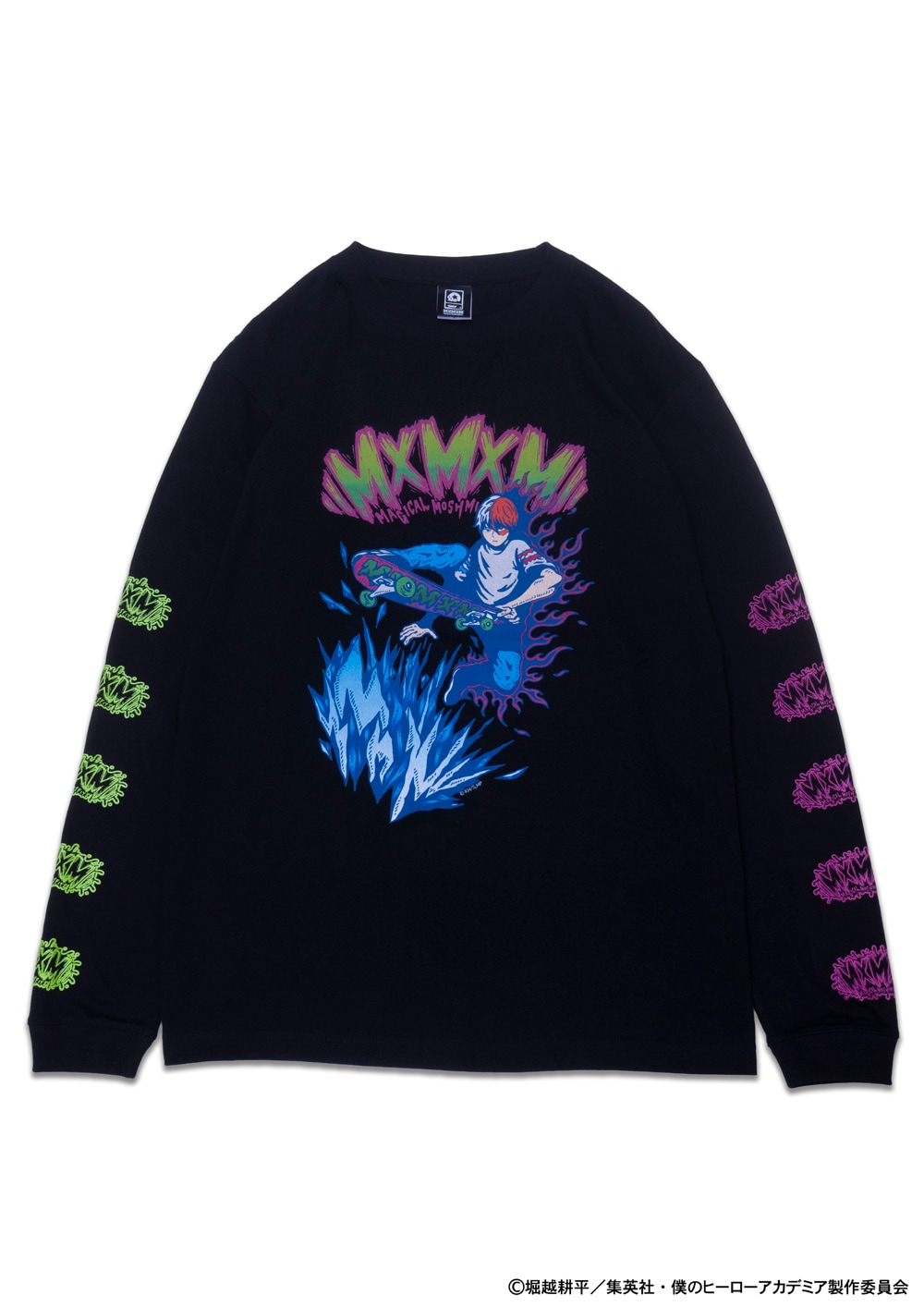予約・10月納期] 僕のヒーローアカデミア x MxMxM “TODOROKI” LONG TEE