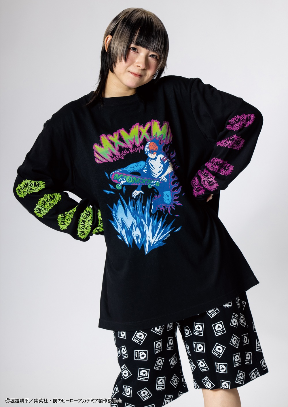 予約・10月納期] 僕のヒーローアカデミア x MxMxM “TODOROKI” LONG TEE