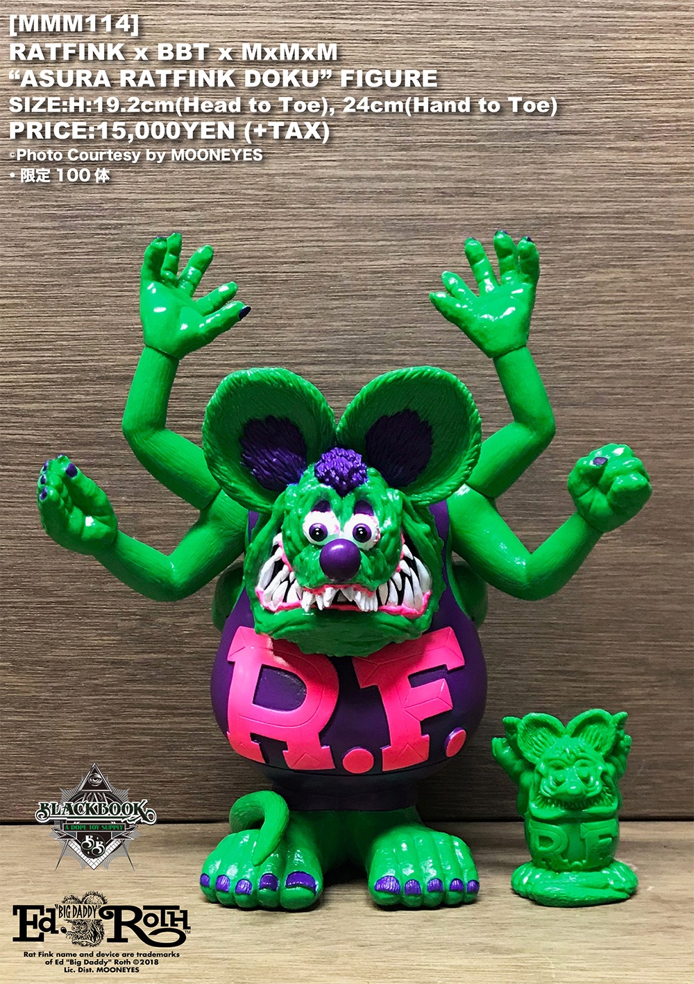 その他 RATFINK x MxMxM \"ASURA RATFINK\" BLUE 5 RATFINK x MxMxM 