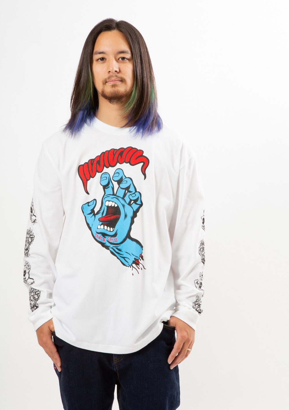SANTA CRUZ x MxMxM “MAGICAL SCREAMING HAND” LONG TEE | ALL | MxMxM