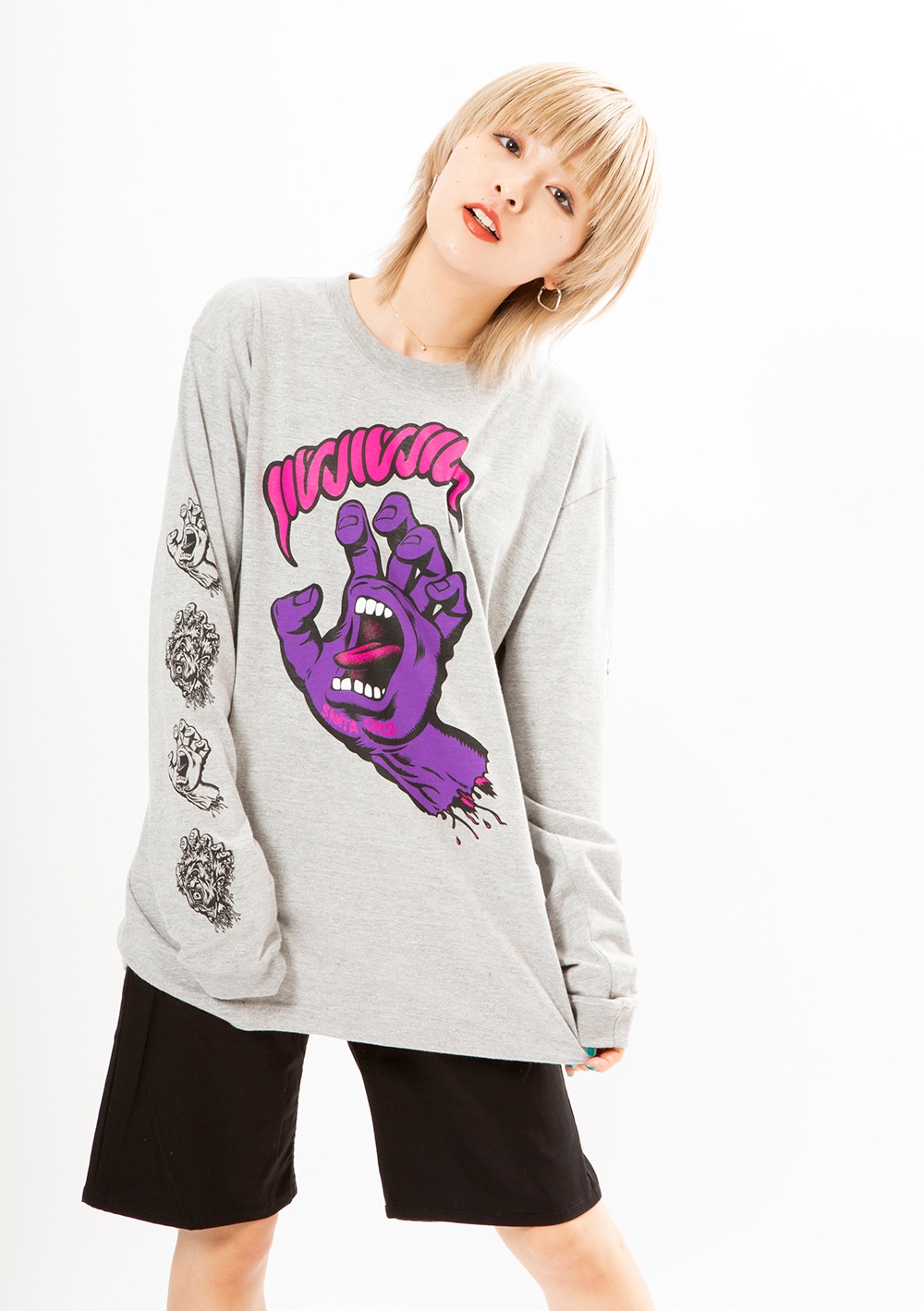 SANTA CRUZ x MxMxM “MAGICAL SCREAMING HAND” LONG TEE | ALL | MxMxM