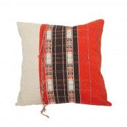 NAGA CUSHION(BROWN/ORANGE)