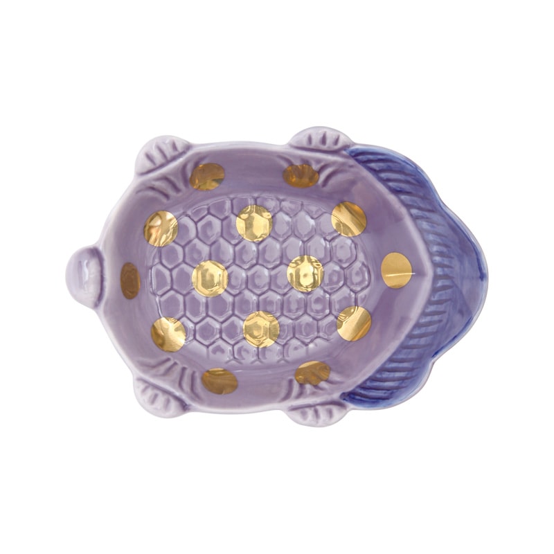 MAME 瑠璃釉亀形皿