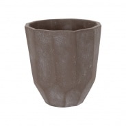 CEMENT PLANTER -POLYGON- / Brown��M��