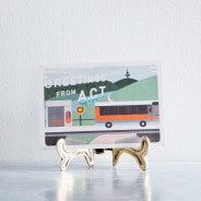 BRASS PLATE STAND (S)