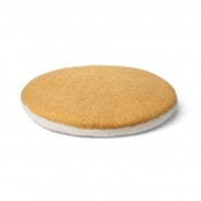 FELT ROUND CUSHION / YellowWhite