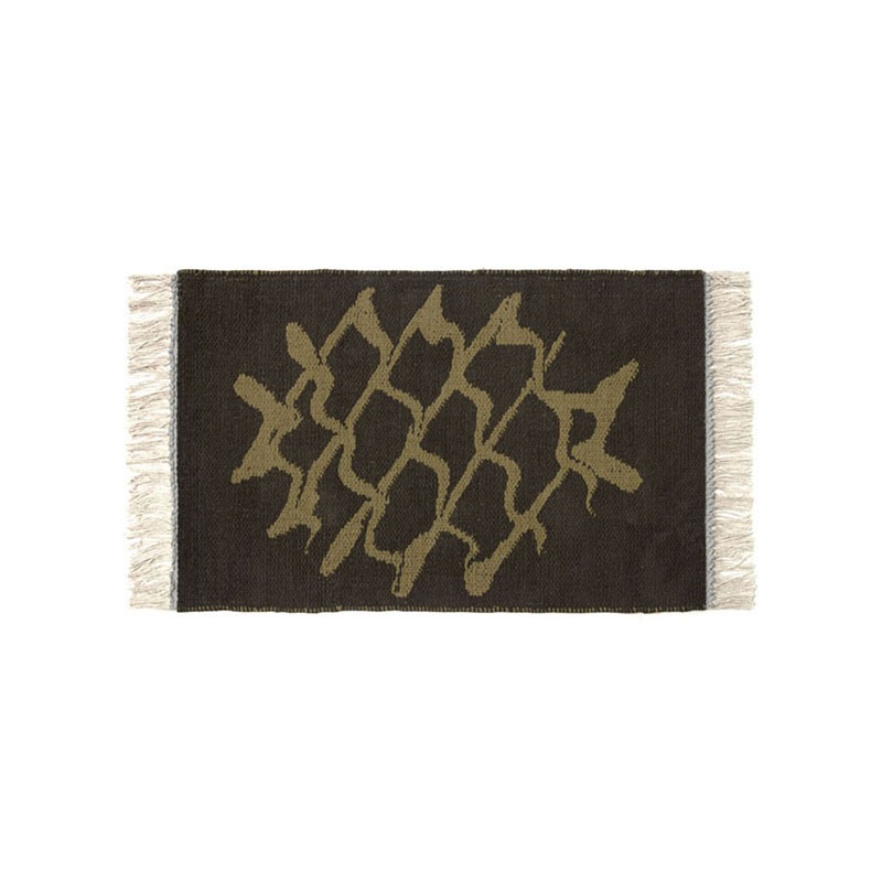 FOLK ART RUG / エントランス Koshi(Brown)
