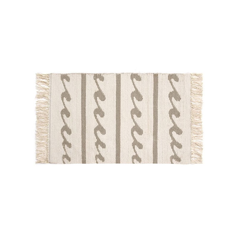 FOLK ART RUG / エントランス Nami(White)