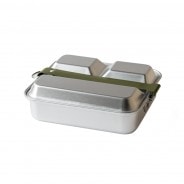 MESS KIT PAN (Square) Aluminum