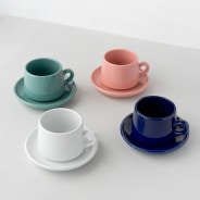 REGULAR CUP&SAUCER ( 5Color )