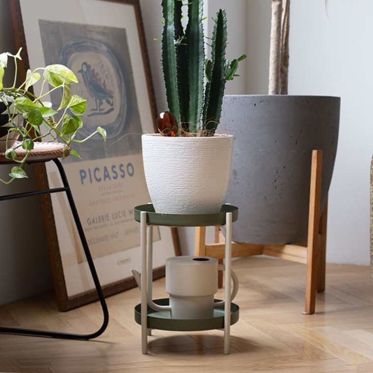 TWO TIER PLANTER STAND （3color）